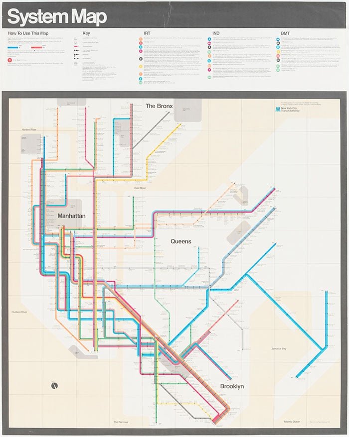 Massimo Vignelli - Subway Map