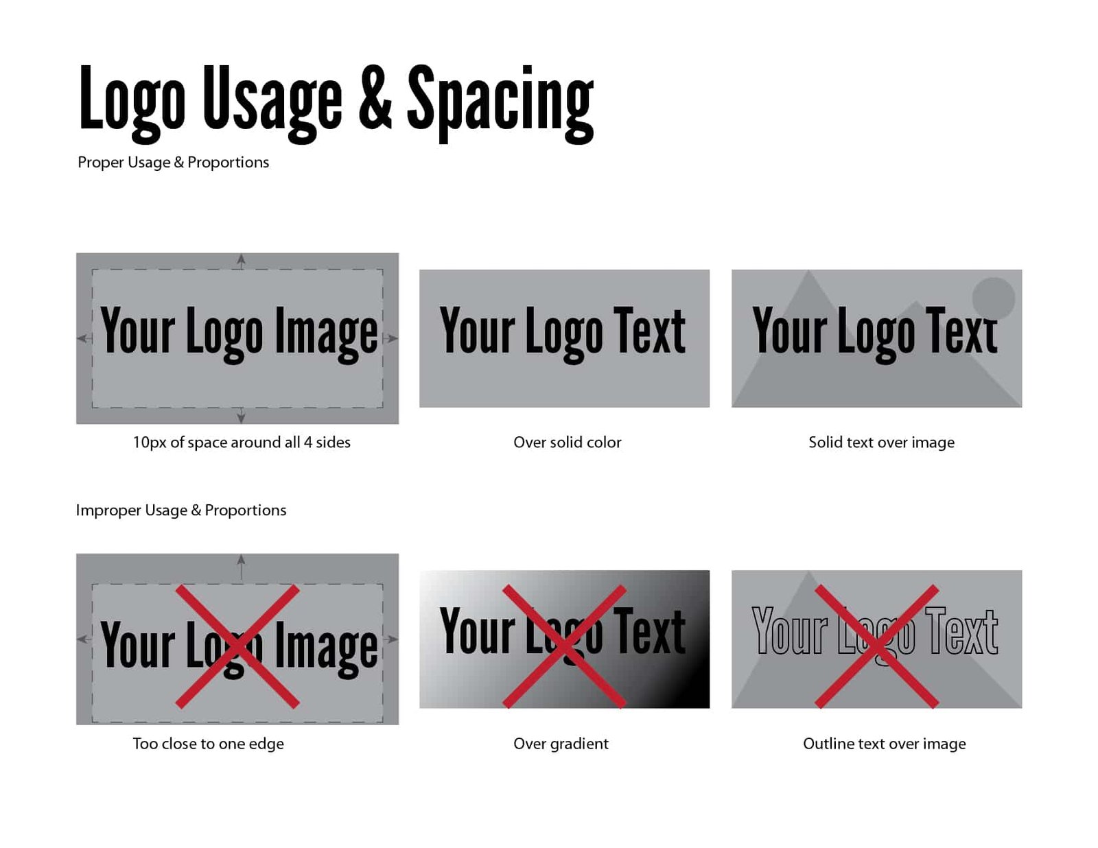 Style Guide Template - Logo usage