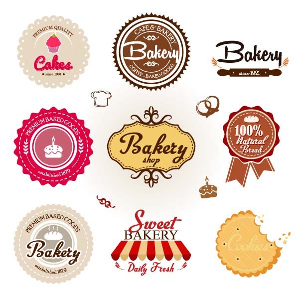 Bakery Badge Set
