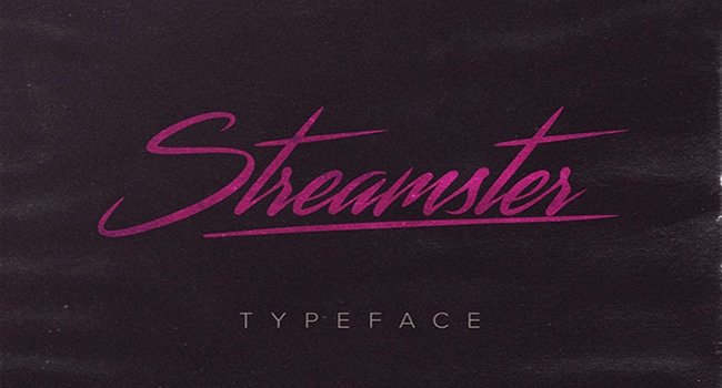 Streamster-Typeface